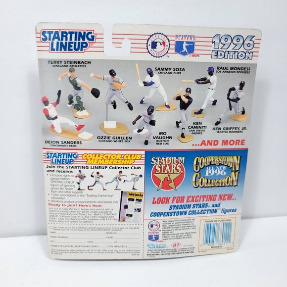 1996 Starting Lineup SLU 4" Action Figure MLB Raul Mondesi Los Angeles Dodgers - Picture 5 of 5